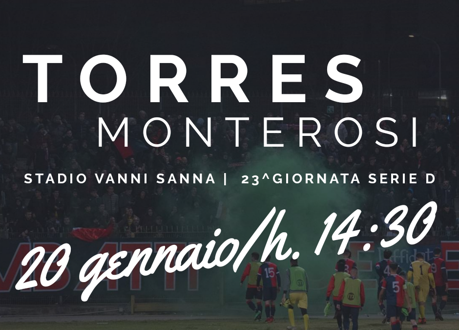 Info prevendita Torres – Monterosi | 4^ di ritorno di Serie D