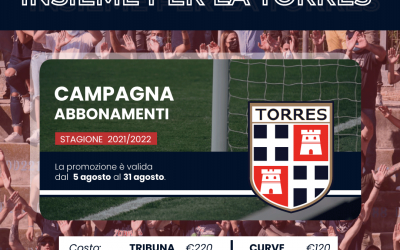 Lancio campagna abbonamenti: INSIEME PER LA TORRES