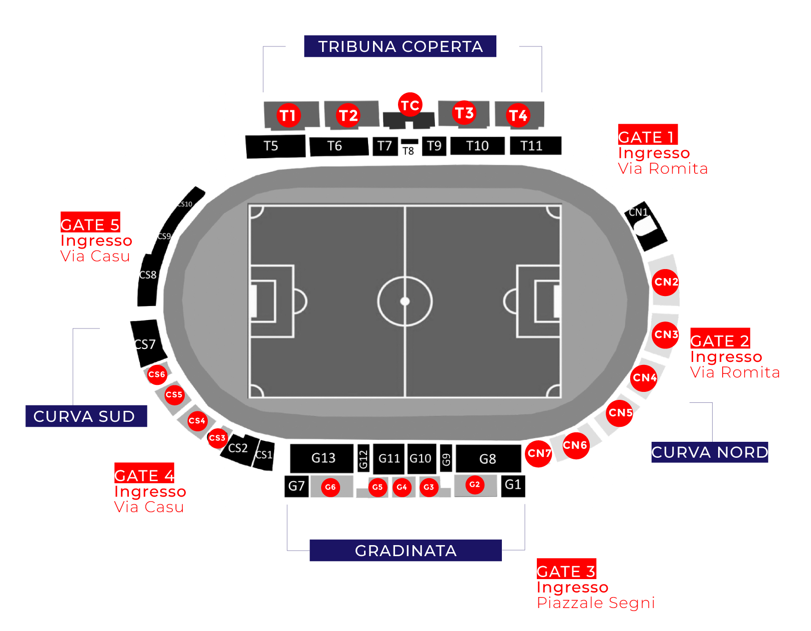 STADIO VANNI SANNA TORRES CALCIO