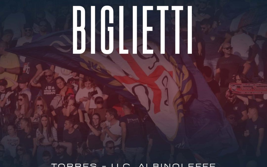 Vendita biglietti Coppa Italia SerieCNOW: Torres-Albinoleffe